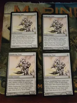 Darksteel MTG Playset Sundering Titan Magic - Image 1