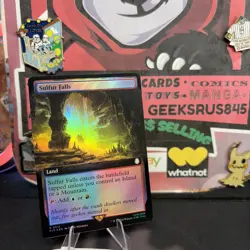 Sulfur Falls Foil Extended Art Universes Beyond Fallout LP MAGIC THE GATHERING - Image 1