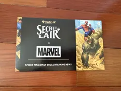 MTG Secret Lair Marvel Spider-Man: Daily Bugle Breaking News Non-Foil - New - Image 1