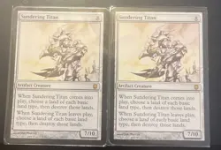 Sundering Titan ~ Darksteel 2004 Magic MTG Jim Murray LP or Better - Image 1