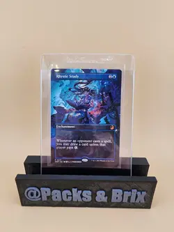 Rhystic Study (Anime Borderless) Wilds of Eldraine: Enchanting Tales LP MTG - Image 1