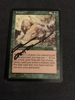 MTG Magic Foster Signed Artist Proof x1 Mercadian Masques Carl Critchlow - Image 1