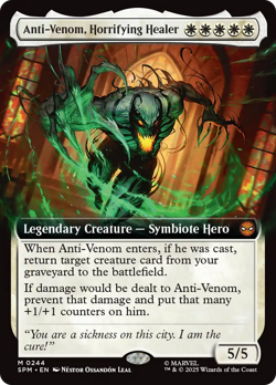 Anti-Venom, Horrifying Healer (REGULAR) x1 - MTG Marvel's Spider-Man SPM #244 - Image 1