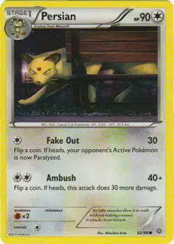 Pokemon TCG Persian Ancient Origins 62/98 Regular Common - Image 1