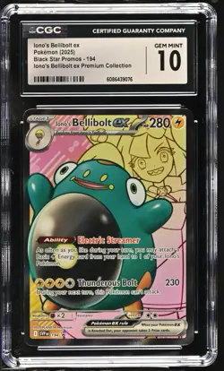 Iono's Bellibolt EX Black Star Promo #194 - CGC GEM MINT 10 - 2025 - Pokemon TCG - Image 1