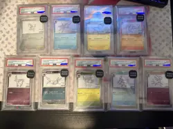 PSA 10 Yu Nagaba Eevee’s Promo Complete Set Of 9 Pokemon Card Japanese - Image 1