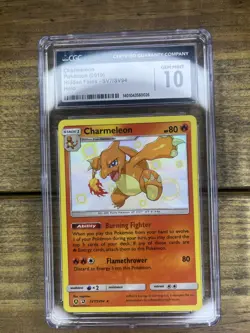 Pokemon Charmeleon SV7/SV94 Hidden Fates Shiny Vault Holo Rare CGC 10 - Image 1