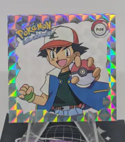 Ash PR30 Pokemon Artbox Sticker Prizm Series 1 1999 - Image 1