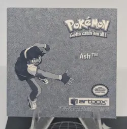 Ash PR30 Pokemon Artbox Sticker Prizm Series 1 1999 - Image 2