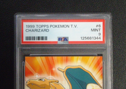 1999 POKEMON TOPPS TV Charizard #6 PSA MINT 9 - Image 2