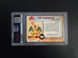 1999 POKEMON TOPPS TV Charizard #6 PSA MINT 9 - Image 3