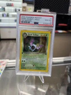 Pokemon Dark Golbat Holo 2000 Team Rocket 1st Edition #7 PSA 10 Gem Mint - Image 1