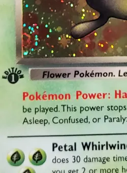 Pokemon Dark Vileplume Team Rocket 1st Edition Holo Rare 13/82 Holo Swirl - Image 2
