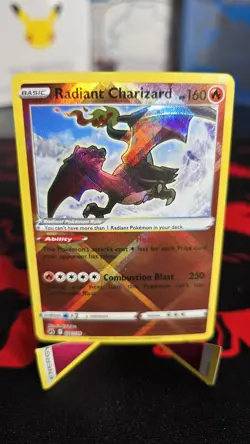 Pokemon TCG Radiant Charizard Crown Zenith 020/159 NM Condition - Image 1