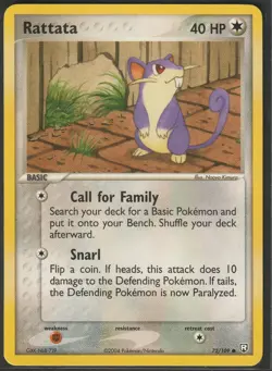 Rattata 72/109 EX Team Rocket Returns Pokemon TCG NM - Image 1