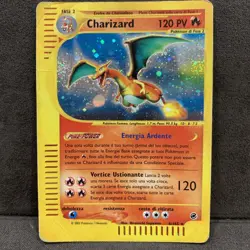 Pokemon Expeditions Charizard ITA Holo Foil 6/165 Poor - Image 1