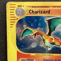 Pokemon Expeditions Charizard ITA Holo Foil 6/165 Poor - Image 2