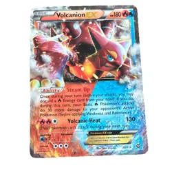Pokemon Volcanion EX 26/114 Ultra Rare Holo XY Steam Siege 180HP Fire Type TCG - Image 1