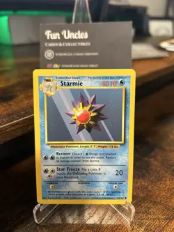 Pokemon TCG Starmie Base Set 64/102 Regular LP - Image 1