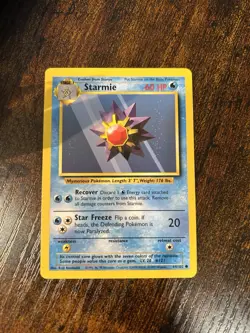 Pokemon TCG Starmie Base Set 64/102 Regular LP - Image 2