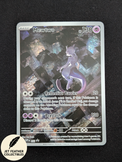 Mewtwo 052 Black Star Promo Illustration Rare Pokemon TCG Scarlet & Violet Holo - Image 1