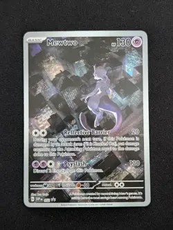 Mewtwo 052 Black Star Promo Illustration Rare Pokemon TCG Scarlet & Violet Holo - Image 2