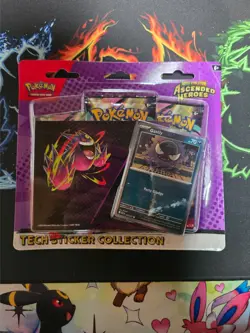 Pokemon TCG Mega Evolution Ascended Heroes Tech Sticker Collection Gastly - Seal - Image 1