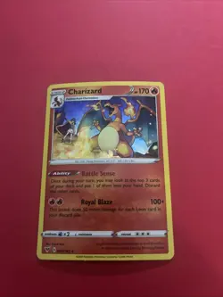 Pokemon TCG Charizard 025/185 Cracked Ice Holo Sword & Shield Vivid Voltage NM - Image 1