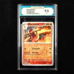 TQG 9.5 MINT+ 2023 Pokemon ENG Charmeleon 005/165 U - Image 1
