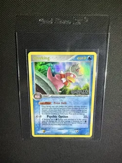 Pokemon TCG Slowking EX Delta Species 28/113 Reverse Holo Rare - Image 1