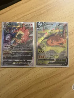 Pokemon TCG Charizard VSTAR SWSH262 SWSH260 Black Star Promo NM Condition - Image 1