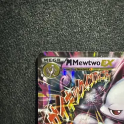 Pokemon M Mega Mewtwo EX Ultra Rare Holo TCG Card 64/162 XY Breakthrough - NM - Image 2
