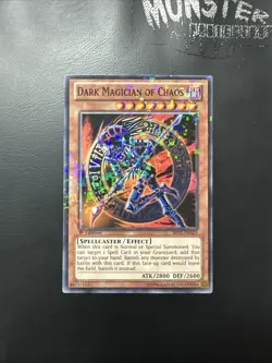 YUGIOH DARK MAGICIAN OF CHAOS MOSAIC RARE BP02-EN023 1ST EDITION - Image 1