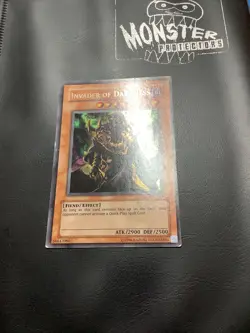 YUGIOH INVADER OF DARKNESS SECRET RARE IOC-111 PLAYED - Image 3