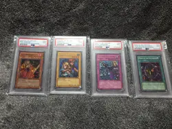 Yugioh 1996 PSA 9 Graded Holo Card Lot - Image 1