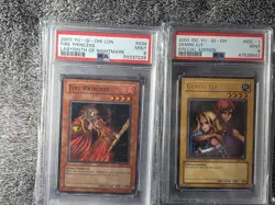 Yugioh 1996 PSA 9 Graded Holo Card Lot - Image 2