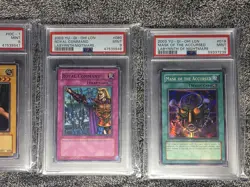 Yugioh 1996 PSA 9 Graded Holo Card Lot - Image 3