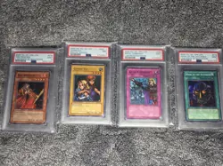 Yugioh 1996 PSA 9 Graded Holo Card Lot - Image 4