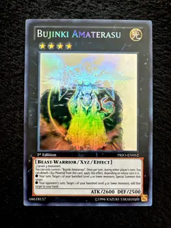 🔥YUGIOH • BUJINKI AMATERASU • GHOST RARE • 1st EDITION • PRIO-EN052 • NM🔥 - Image 1