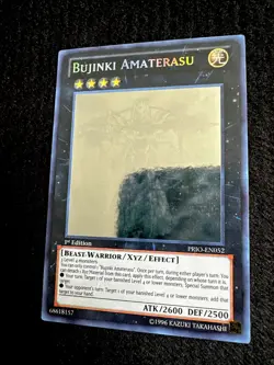 🔥YUGIOH • BUJINKI AMATERASU • GHOST RARE • 1st EDITION • PRIO-EN052 • NM🔥 - Image 4