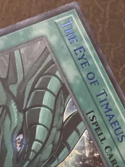 The Eye of Timaeus (Blue) DLCS-EN007 Dragons of Legend 1st Edition Ultra LP - Image 2