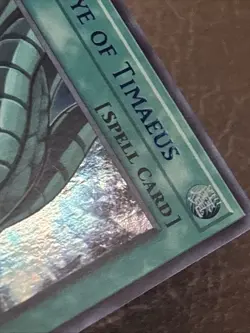 The Eye of Timaeus (Blue) DLCS-EN007 Dragons of Legend 1st Edition Ultra LP - Image 3