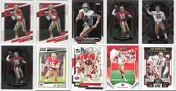 (50) Joe Montana Hall of Fame Lot NFL Football Cards Collection - Image 5