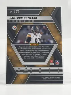 2025 Panini Football Pittsburgh Steelers Lot of 10 Cards - Image 4