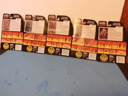 LOT: 5 STAR WARS SHADOWS OF THE EMPIRE SMALL ACTION FIGURES, 1996, MINT-ON-CARDS - Image 3