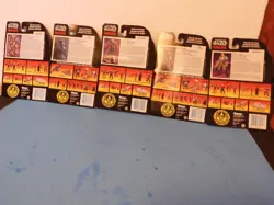 LOT: 5 STAR WARS SHADOWS OF THE EMPIRE SMALL ACTION FIGURES, 1996, MINT-ON-CARDS - Image 4