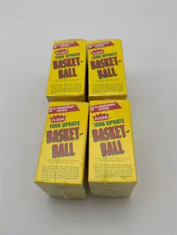 Lot of (4) 1990 Fleer Update Basketball Factory Boxed Sets (100 Cards/Set) - Image 1