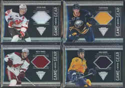 2011-12 Panini Titanium Game Worn Gear Lot Of 4 Cards - Image 1