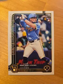 2025 Topps Update Caleb Durbin Lot Of 2 Rookie Cards EX-MT - Image 1