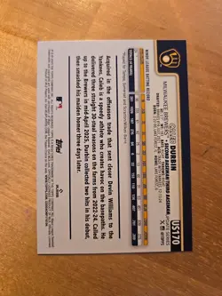 2025 Topps Update Caleb Durbin Lot Of 2 Rookie Cards EX-MT - Image 4